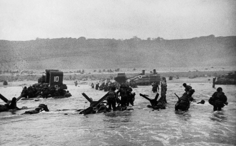 Relato de um correspondente no Dia D